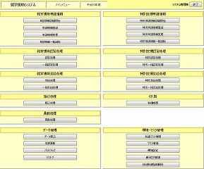 就学援助管理システムイメージ画面
