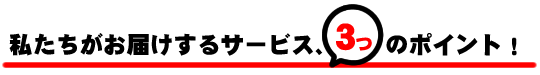 �䤿�������Ϥ����륵���ӥ�3�ĤΥݥ����